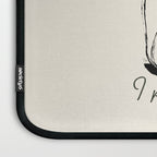 I Probably Need Coffee / Vintage Illustration / Funny Quote Laptop Sleeve Gallery Image 3
