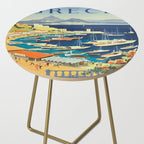 Greece Mid Century Travel Poster Side Table Gallery Image 2
