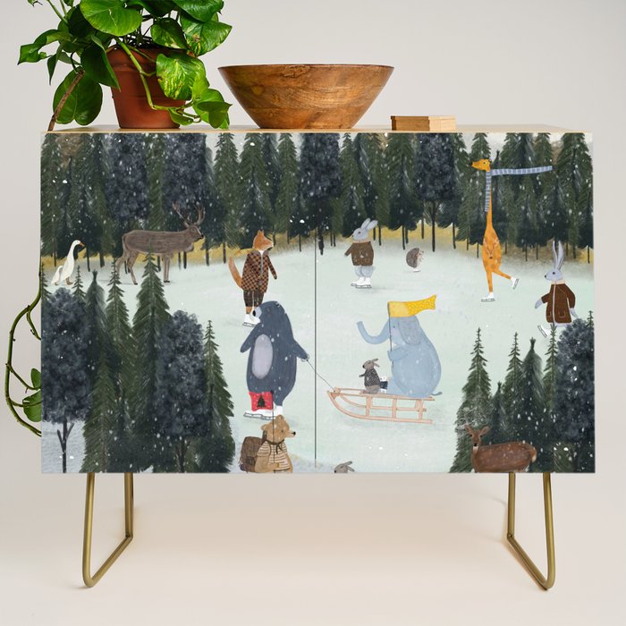 little nature on ice Credenza Gallery Image 1