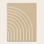 Minimal Arch LVI Neutral Tan Modern Geometric Lines Notebook Gallery Image 4