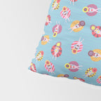 Floating in the Pool Pattern. Women on colorful floaties. Pillow Sham Gallery Image 4