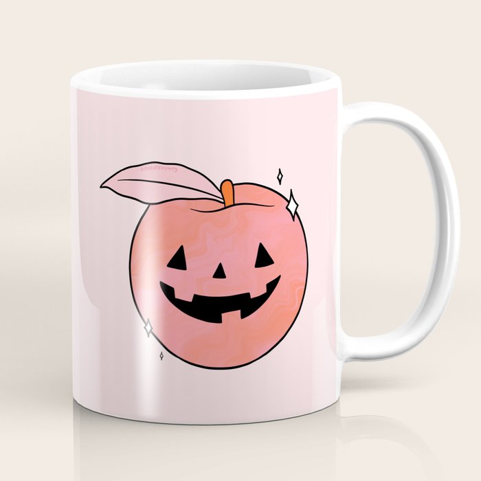 Spooky Peach Coffee Mug Gallery Image 1