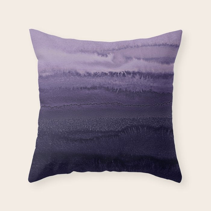 WITHIN THE TIDES ULTRA VIOLET by Monika Strigel Throw Pillow Gallery Image 6