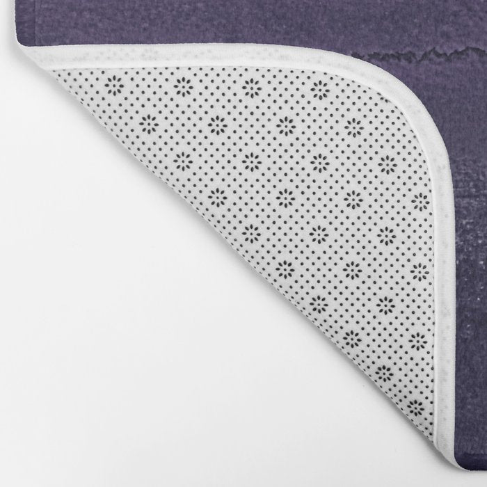 WITHIN THE TIDES ULTRA VIOLET by Monika Strigel Bath Mat Gallery Image 2