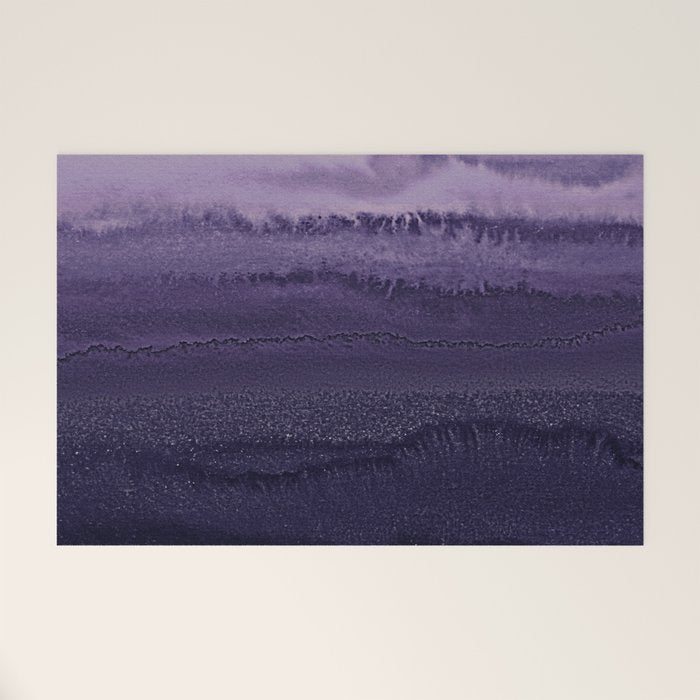 WITHIN THE TIDES ULTRA VIOLET by Monika Strigel Welcome Mat Gallery Image 1