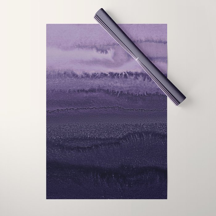 WITHIN THE TIDES ULTRA VIOLET by Monika Strigel Wrapping Paper Gallery Image 1