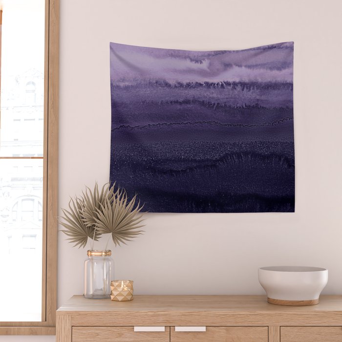 WITHIN THE TIDES ULTRA VIOLET by Monika Strigel Wall Tapestry Gallery Image 2