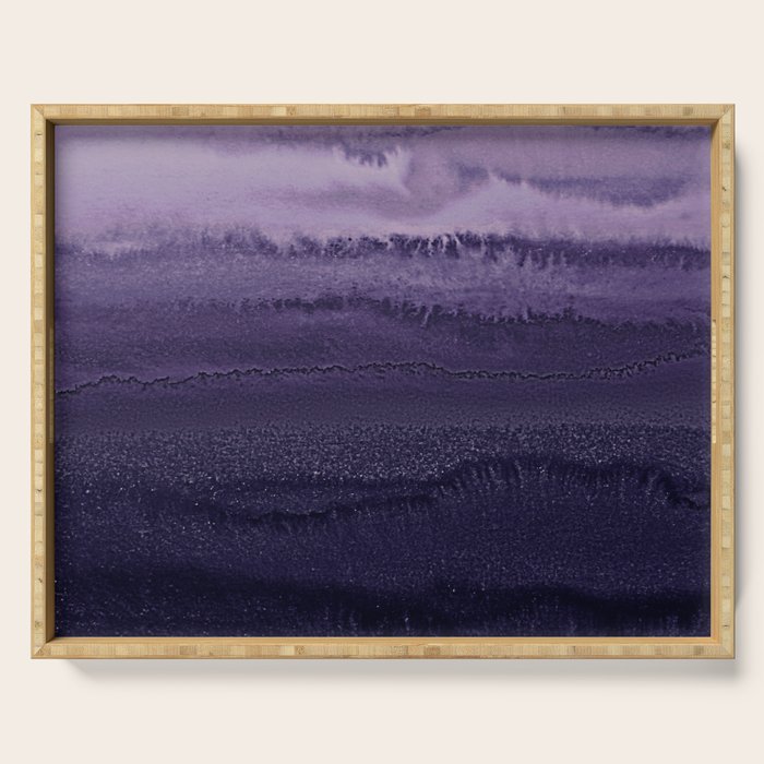 WITHIN THE TIDES ULTRA VIOLET by Monika Strigel Serving Tray Gallery Image 1
