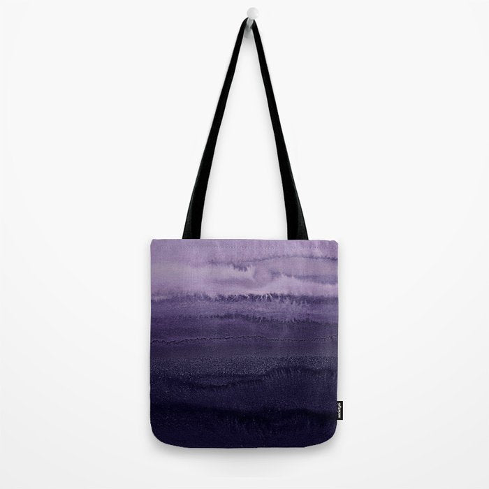 WITHIN THE TIDES ULTRA VIOLET by Monika Strigel Tote Bag Gallery Image 2