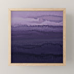 WITHIN THE TIDES ULTRA VIOLET by Monika Strigel Mini Art Print Gallery Image 1