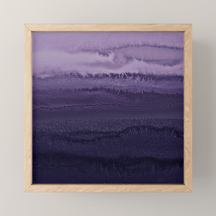 WITHIN THE TIDES ULTRA VIOLET by Monika Strigel Mini Art Print Gallery Image 1