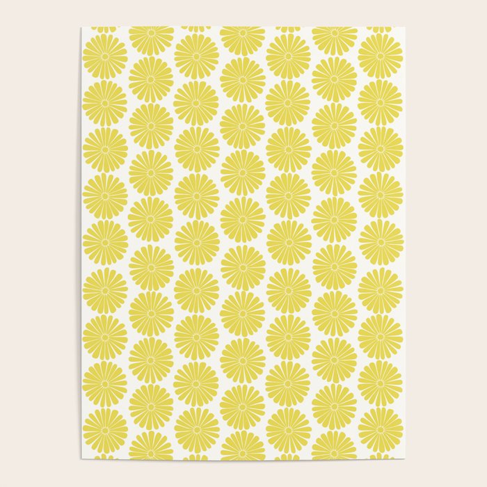 Floral Daisy Pattern XVIII Poster Gallery Image 4