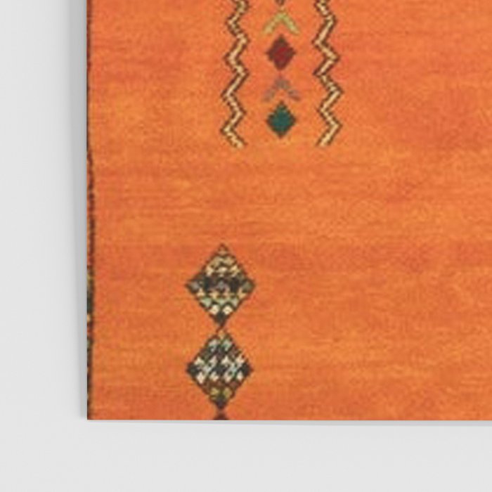 Oriental Traditional Moroccan Berber Rug Artwork Poster Gallery Image 3