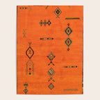 Oriental Traditional Moroccan Berber Rug Artwork Poster Gallery Image 4