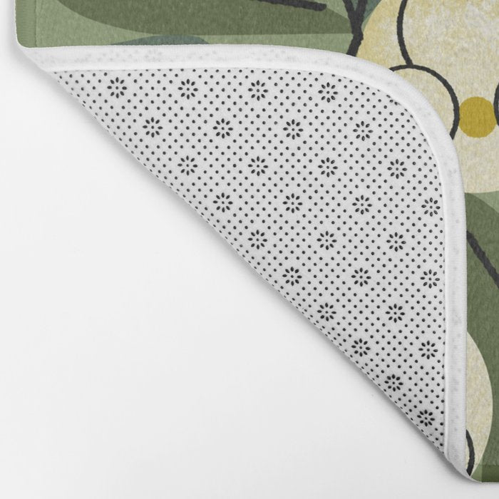 White Orchids Bath Mat Gallery Image 2