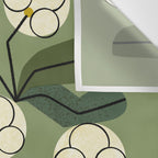 White Orchids Wall Tapestry Gallery Image 3