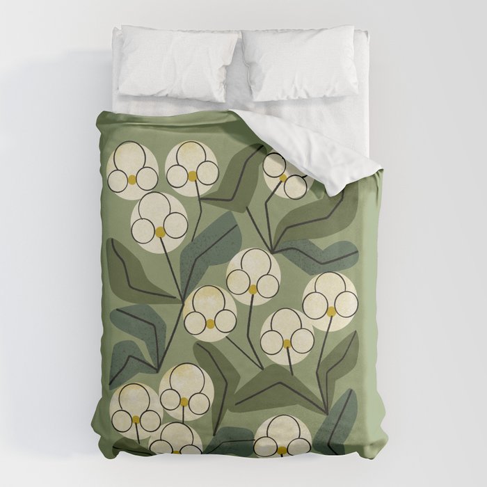 White Orchids Duvet Cover Gallery Image 1