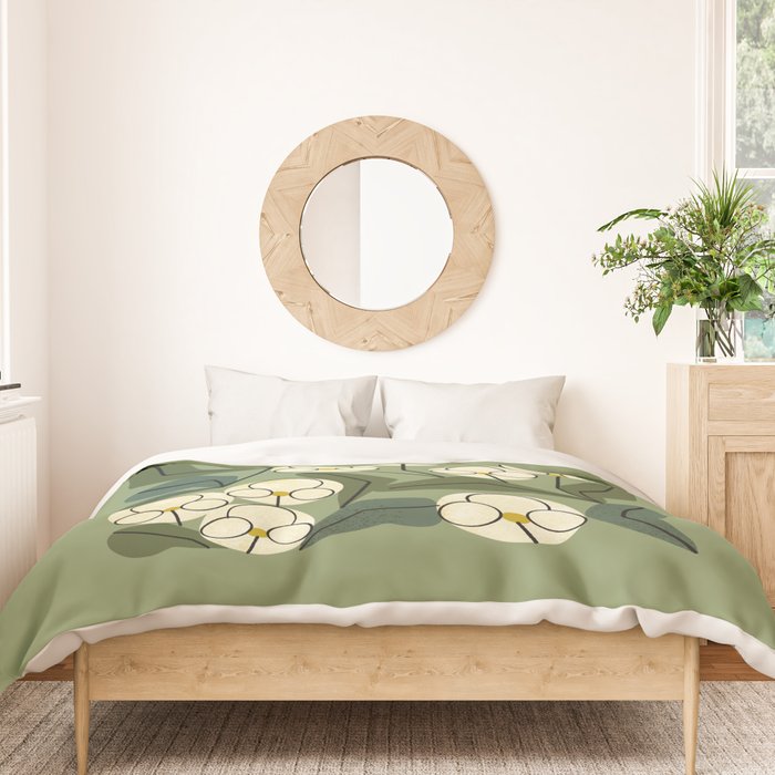 White Orchids Duvet Cover Gallery Image 3