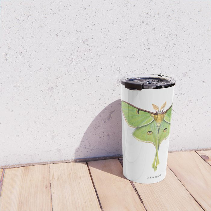 Luna Moth (Actias luna) II Travel Mug Gallery Image 4
