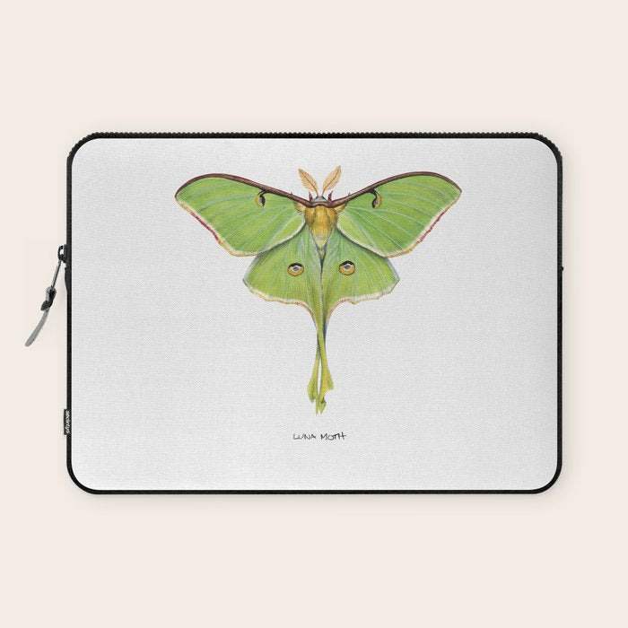 Luna Moth (Actias luna) II Laptop Sleeve Gallery Image 1