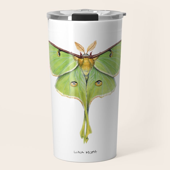 Luna Moth (Actias luna) II Travel Mug Gallery Image 1