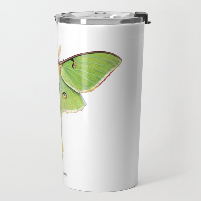 Luna Moth (Actias luna) II Travel Mug Gallery Image 2