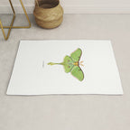 Luna Moth (Actias luna) II Rug Gallery Image 1