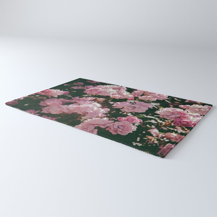 Light Pink Roses Rug Gallery Image 3