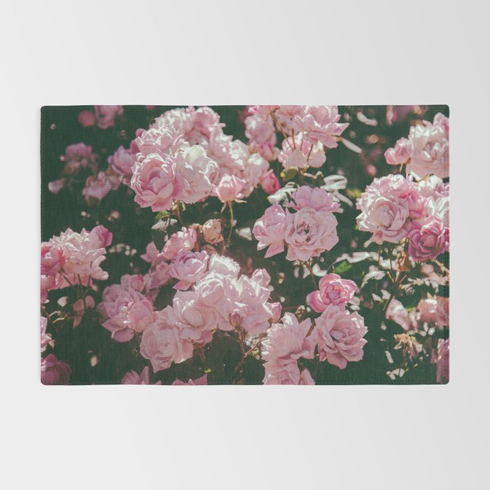 Light Pink Roses Rug Gallery Image 2