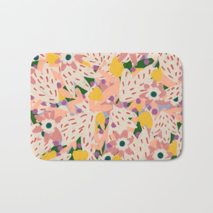 Floral Collage  Bath Mat Gallery Image 1