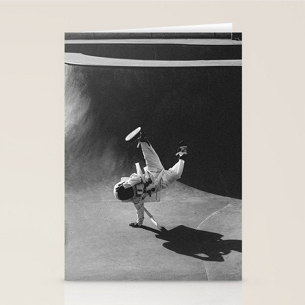 Skatepark Astronaut Stationery Card Gallery Image 2