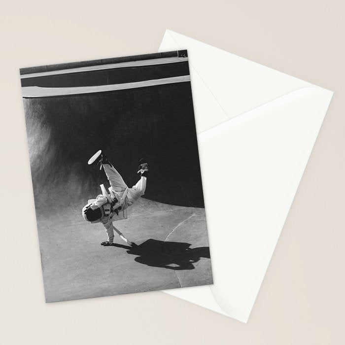 Skatepark Astronaut Stationery Card Gallery Image 2