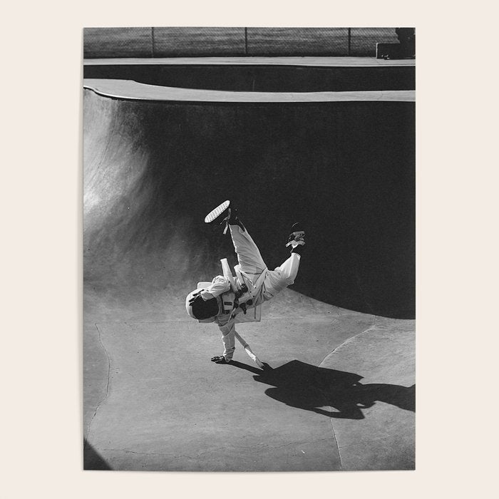 Skatepark Astronaut Poster Gallery Image 4