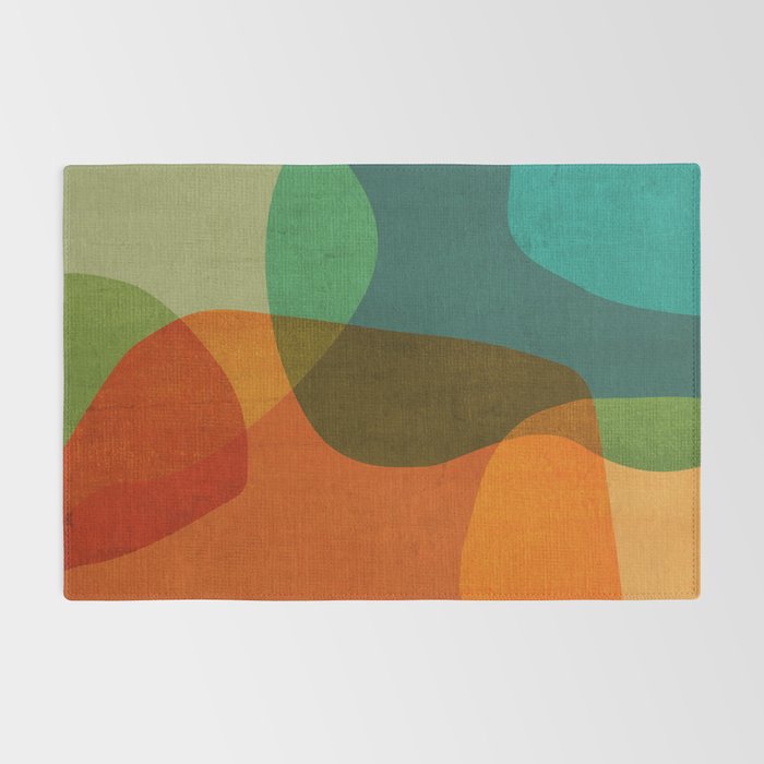 Mid-Century Modern Digital Art Rug Gallery Image 2