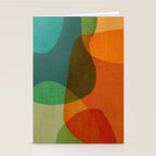 Mid-Century Modern Digital Art Stationery Card Gallery Image 2