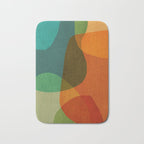 Mid-Century Modern Digital Art Bath Mat Gallery Image 1