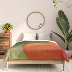 Mid-Century Modern Digital Art Comforter Gallery Image 3