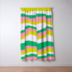 Retro Ribbon Stripes Window Curtain Gallery Image 3