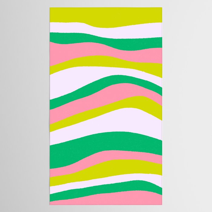 Retro Ribbon Stripes Tablecloth Gallery Image 2