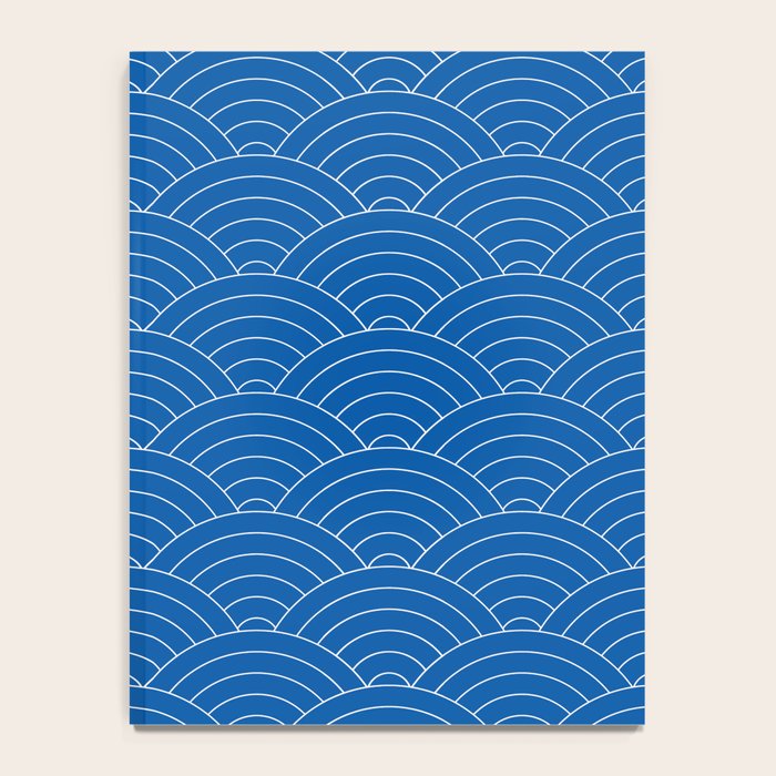 Seigaiha (Sapphire Blue) Notebook Gallery Image 4