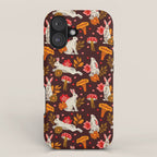 Bunnies and Shrooms Pattern iPhone Case Gallery Image 1