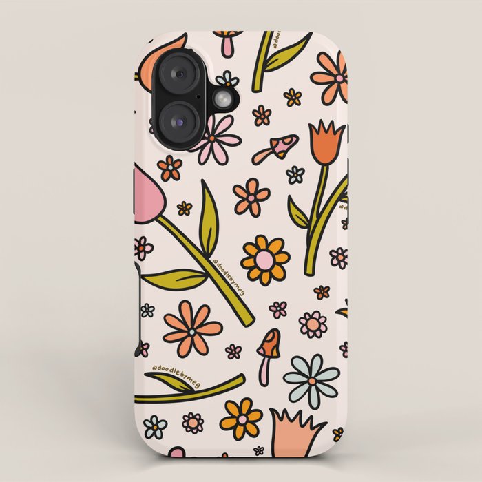 Tulip Print iPhone Case Gallery Image 1