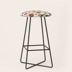 Tulip Print Stool Gallery Image 1