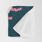 Night Race: Pink Tiger Edition Throw Blanket Gallery Image 3
