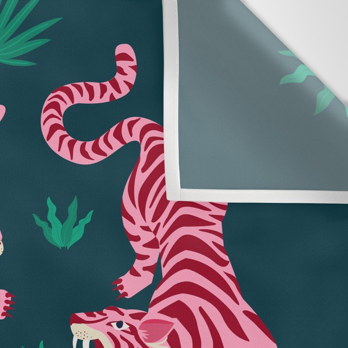 Night Race: Pink Tiger Edition Wall Tapestry Gallery Image 3