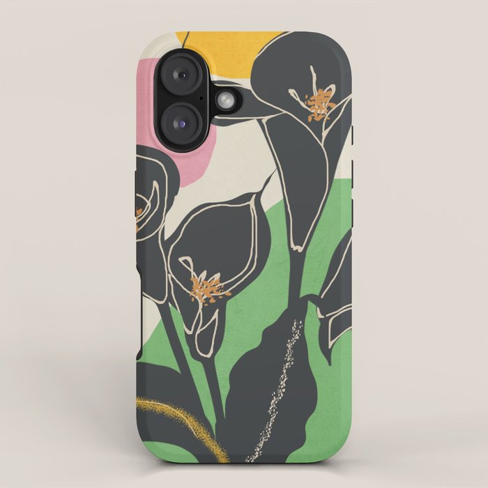 Modern Calla Harmony iPhone Case Gallery Image 1