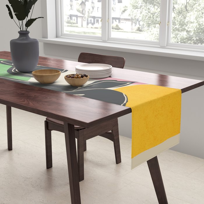Modern Calla Harmony Table Runner Gallery Image 2