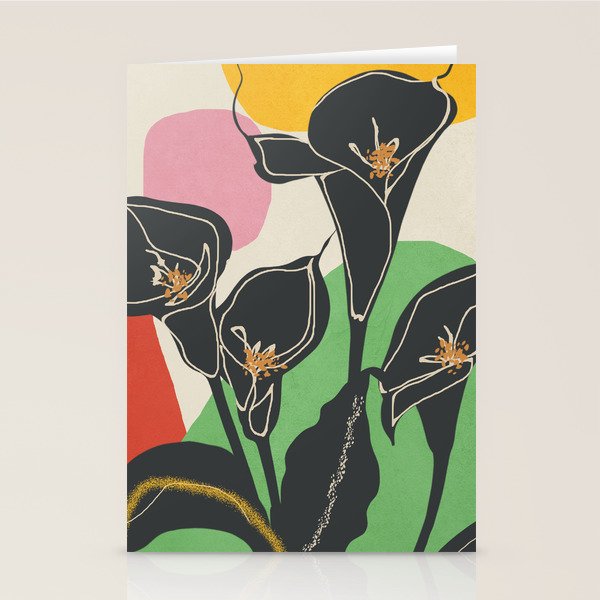 Modern Calla Harmony Stationery Card Gallery Image 2