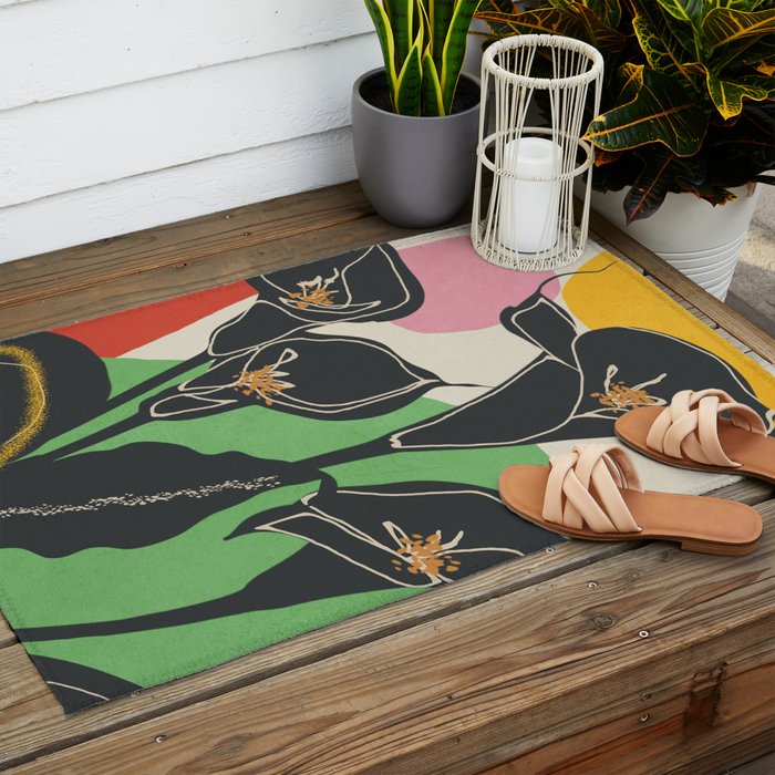 Modern Calla Harmony Outdoor Rug Gallery Image 2