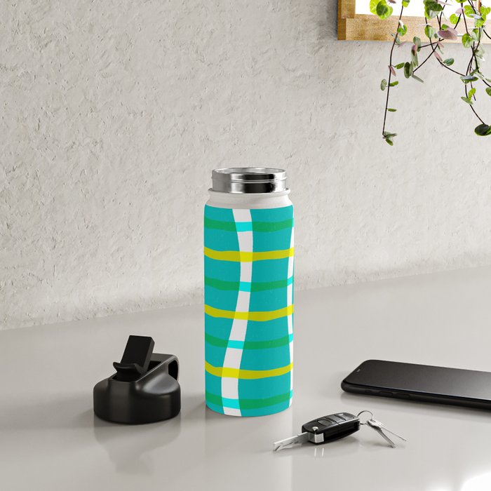 Groovy Plaid Water Bottle Gallery Image 4